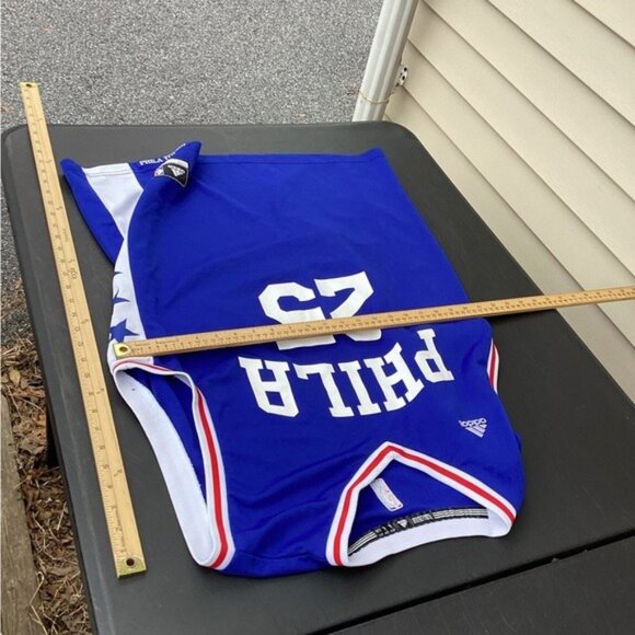 cowgirl argyle boho cozy grandpa dad Adidas Mens Blue Dri-Fit Jersey Size large - Picture 5 of 5